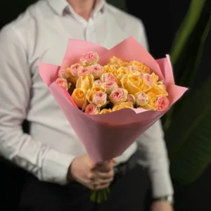21 роза микс